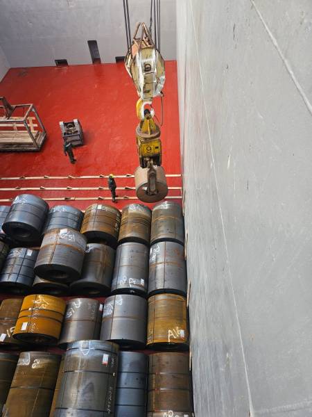 Tally at ArcelorMittal on board a Commercial Vessel in Fos-sur-Mer, Bouches-du-Rhône